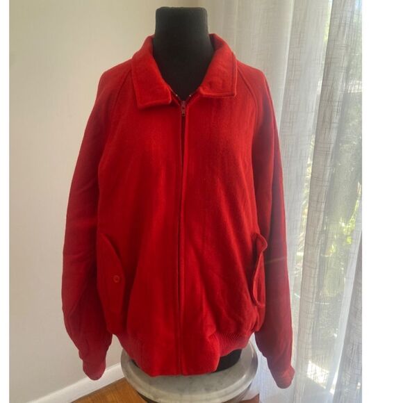 Rare Wool Fox Knapp Lined Jacket Size Large - Picture 5 of 15